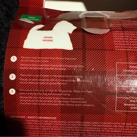 Black Scotty Dog Comfort HEAT PACK Plush Sherpa Pillow Scottish Terrier‎ - Picture 6 of 6